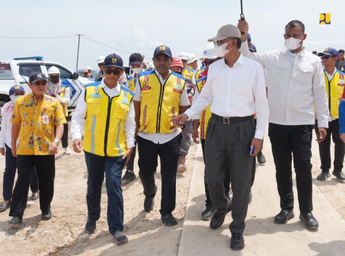 Menteri PU Tinjau Tol Semarang–Demak, Dorong Percepatan Penanganan Banjir Rob